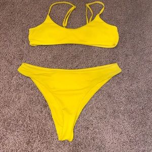Yellow bikini set